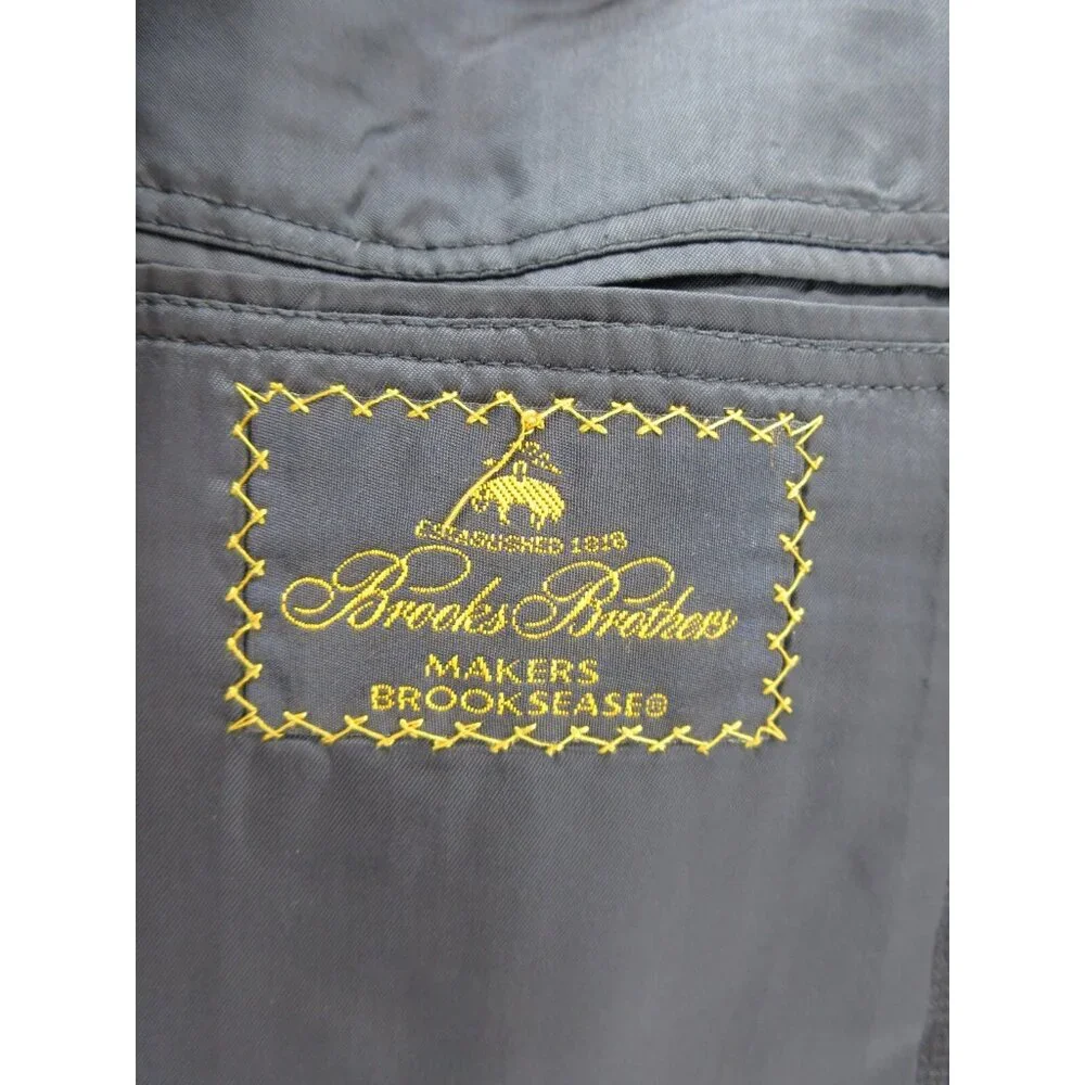 VINTAGE Brooks Brothers Sport Coat 42 Makers Brooksease Houndstooth USA